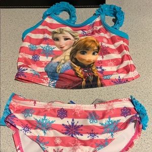 girls Disney frozen bathing suit